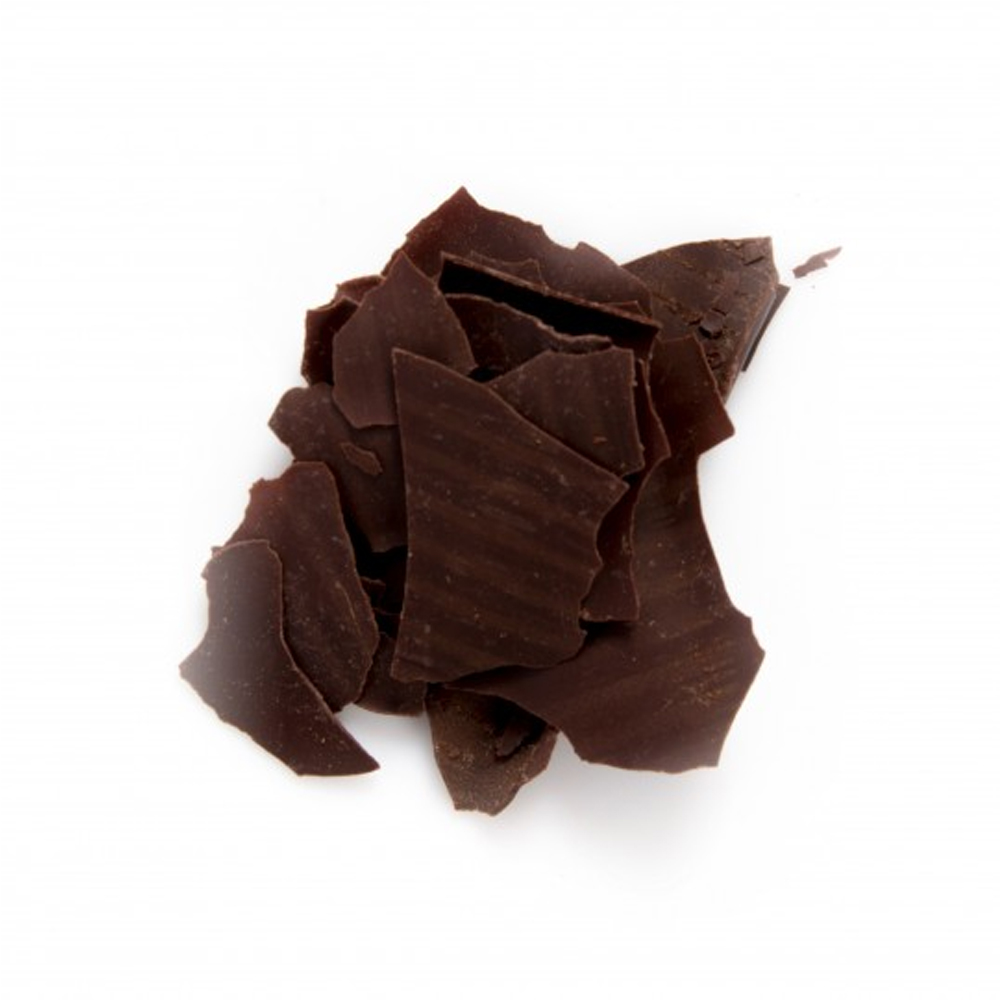 Dobla Flat Dark Chocolate Shavings, 5.5 lbs.