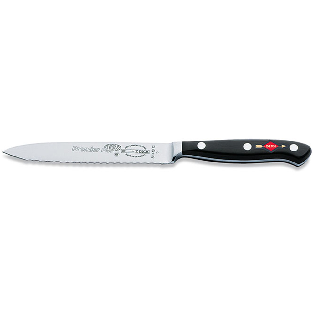 F. Dick 5'' Utility Knife Serrated Edge Forged