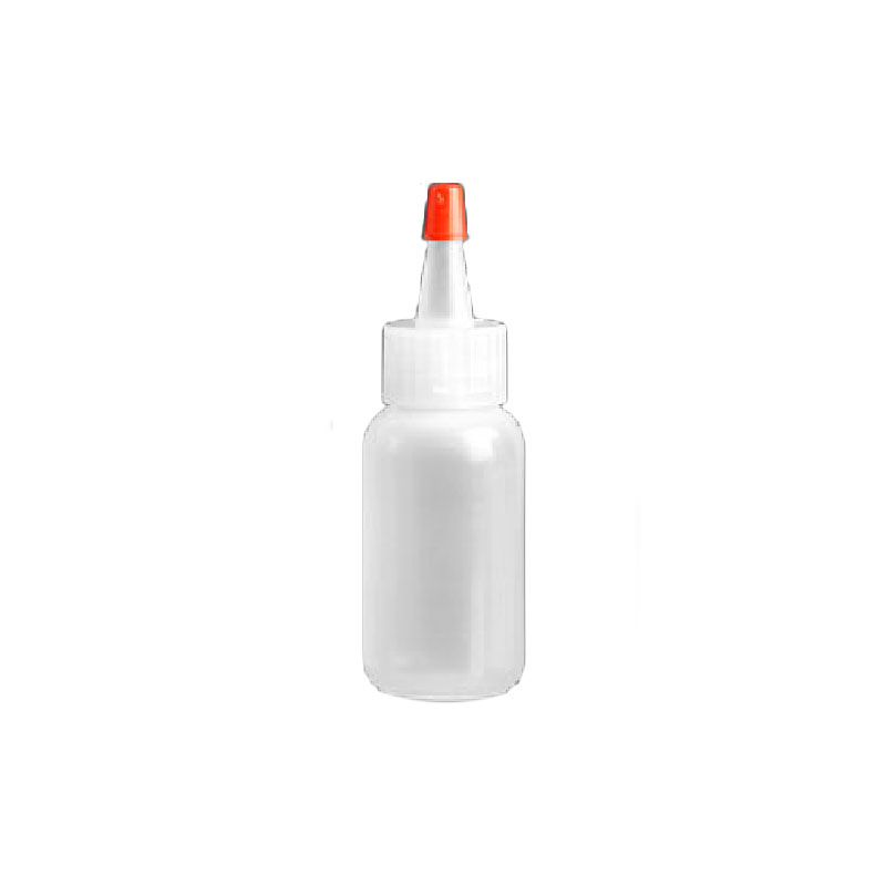 Fine-Tip Squeeze Bottles with Cap, 1 Ounce Capacity - Pack of 12