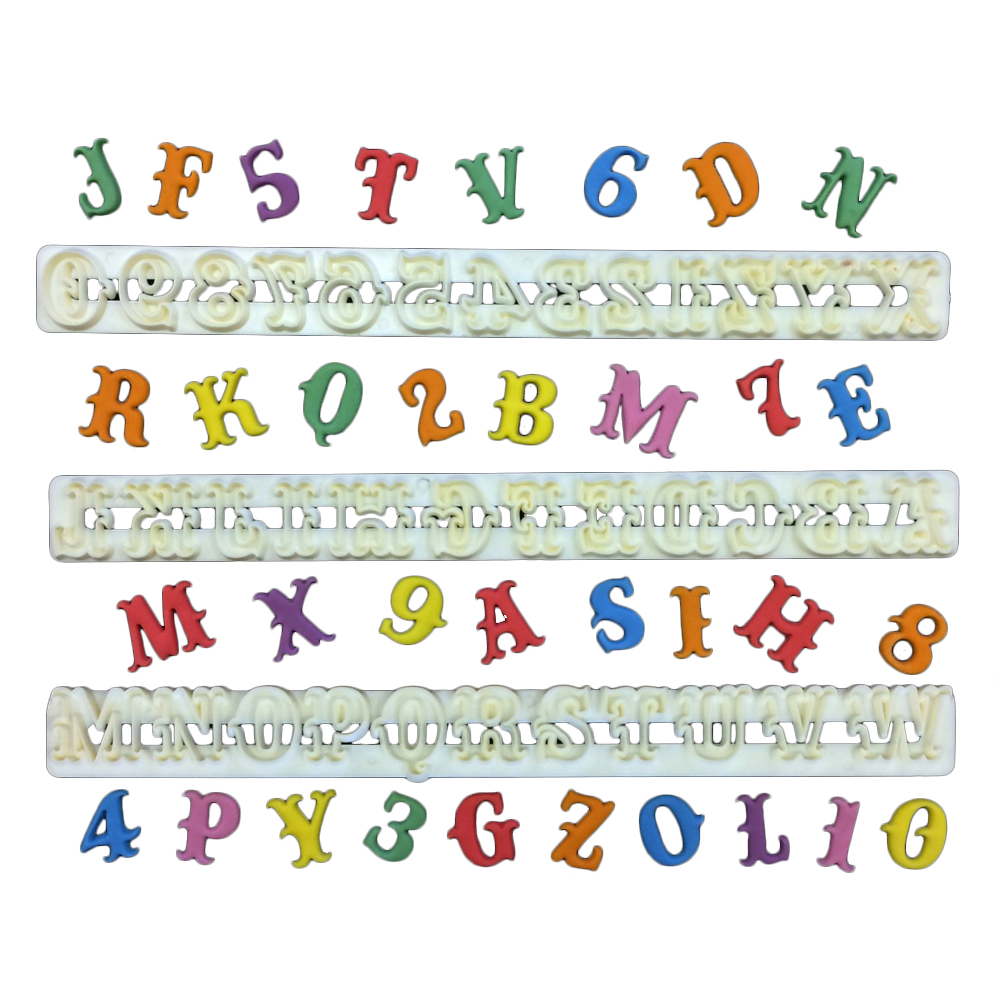 FMM Sugarcraft Carnival Alphabet & Number Set