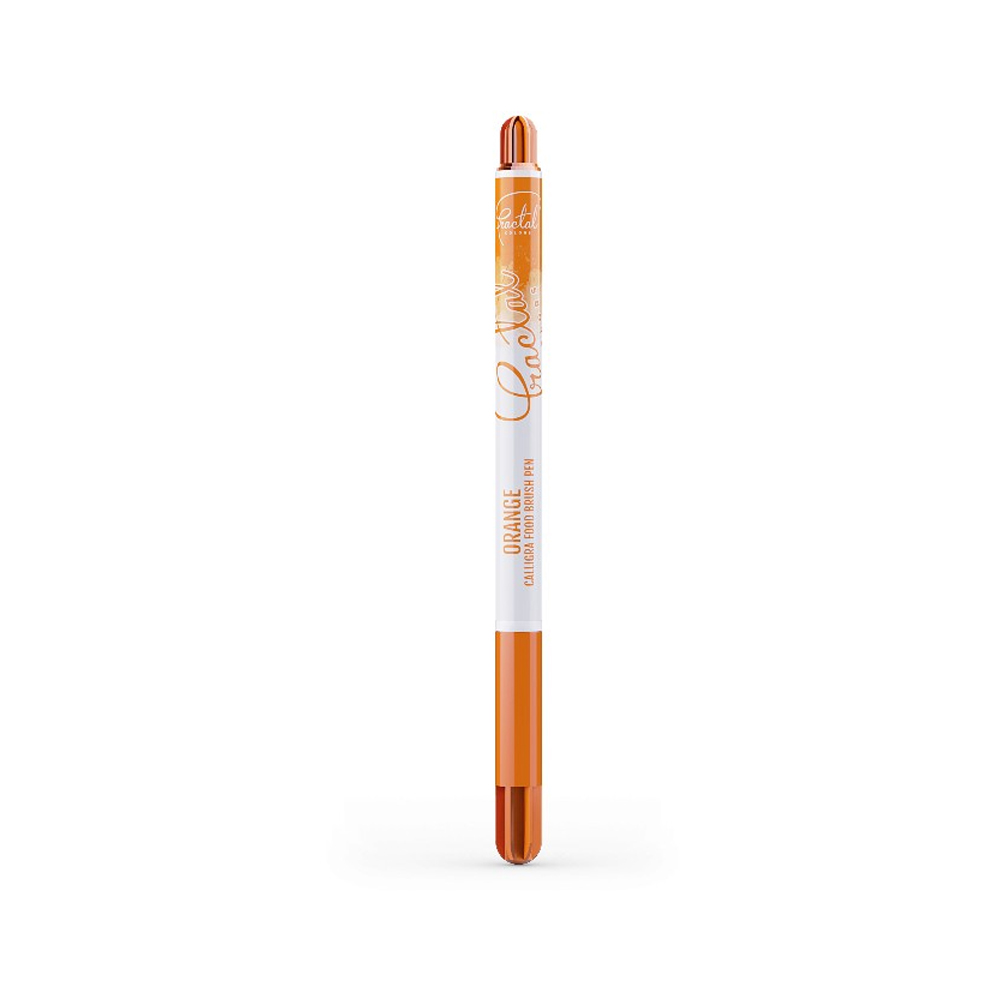Fractal Colors Orange Calligra Food Brush Pen