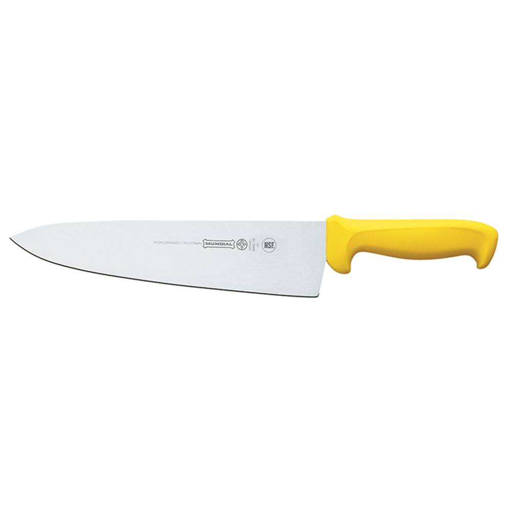 Mundial 10" Cook's Knife, Yellow Handle