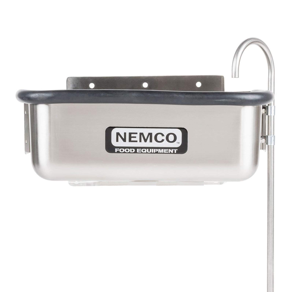 Nemco 77316-10 10 3/8" Ice Cream Dipper Well and Faucet Set