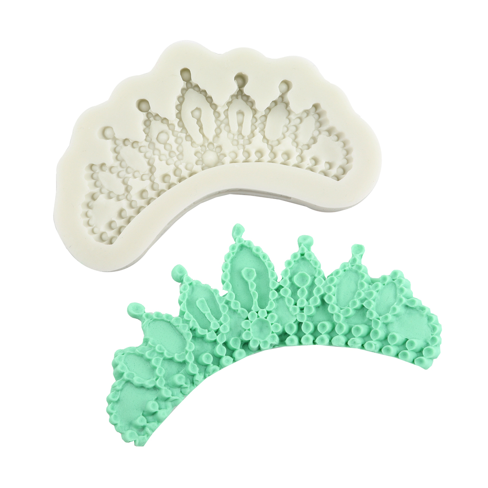 O'Creme Tiara Silicone Mold, 4.72" x 3" x .4" High