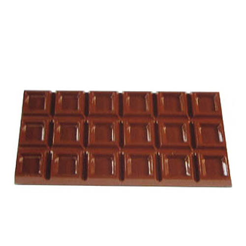 Polycarbonate Chocolate Mold Block 161x79mm x 9mm High, 3 Cavities