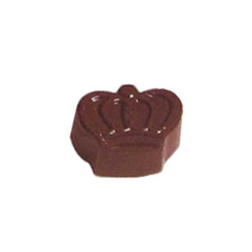 Polycarbonate Chocolate Mold Crown 33x27 mm x 16mm High, 24 Cavities