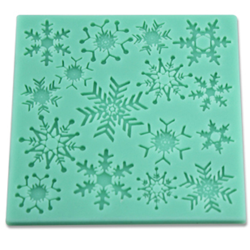 O'Creme Silicone Fondant Mold, Snowflake 