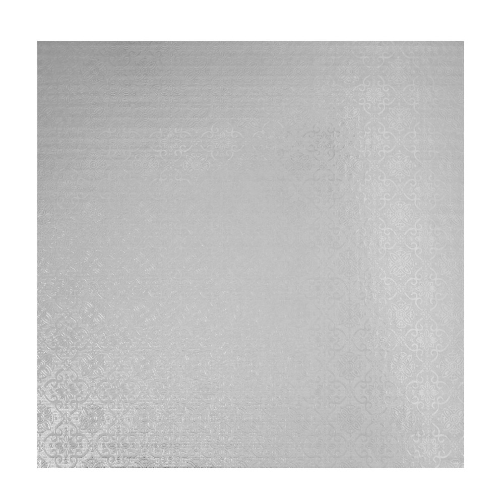 O'Creme Square Silver Cake Drum Board, 9" x 1/4" Thick, Pack of 10