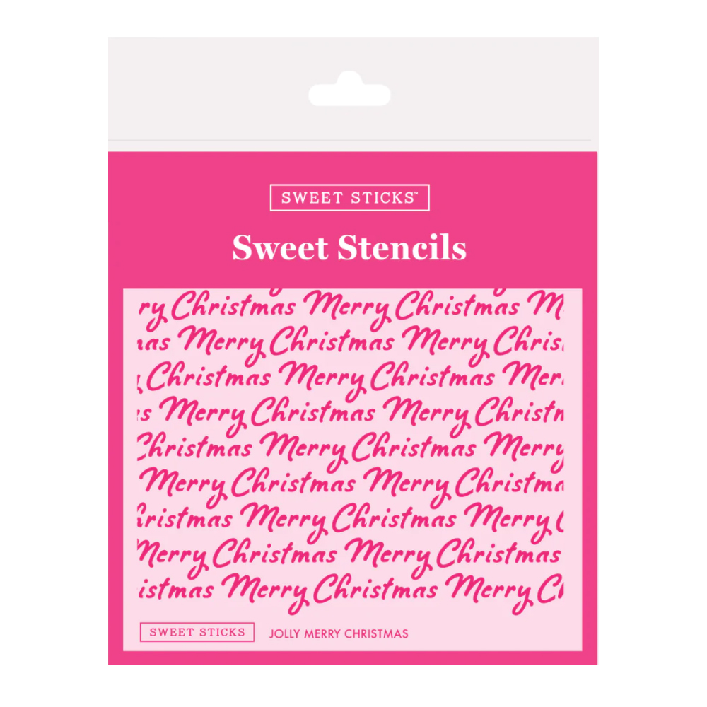 Sweet Sticks 'Merry Christmas' Stencil