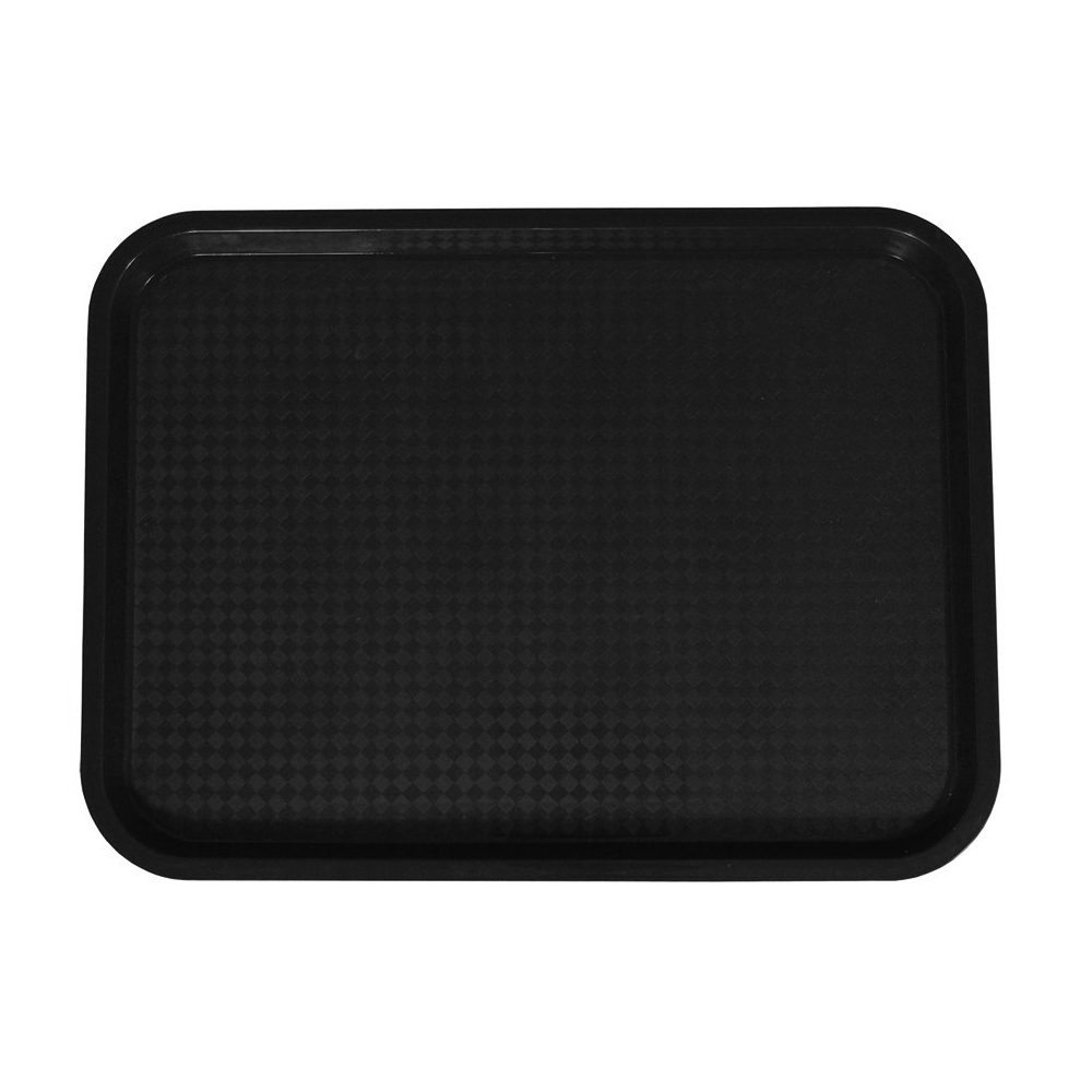 Update International Black Fast Food Tray, 14" x 18"