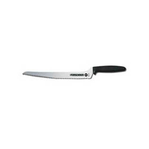 Victorinox Cutlery 9-Inch Wavy Edge Bread Knife, Black Polypropylene Handle (40550)