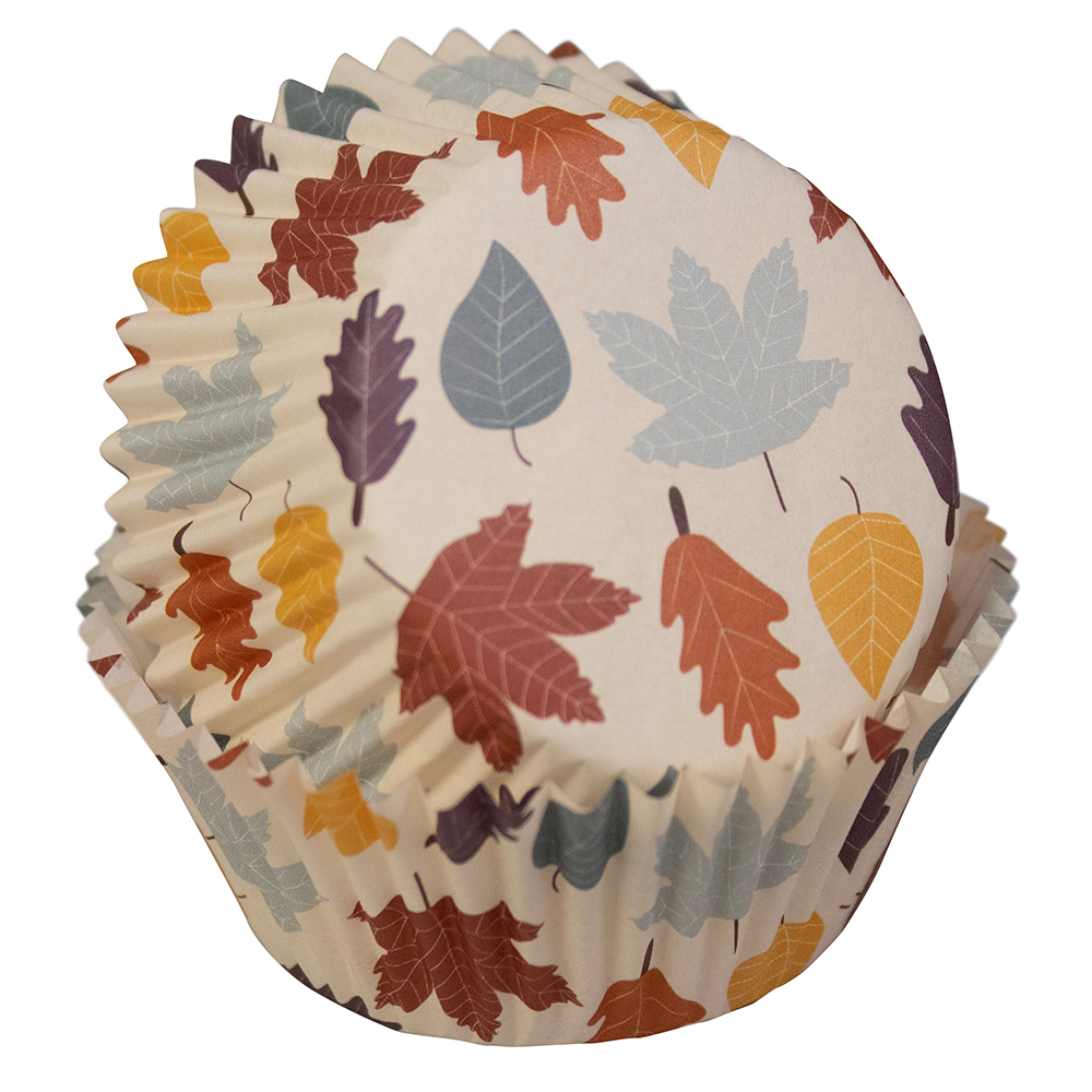 Wilton Autumn Leaves Standard Cupcake Liners, Pack of 24