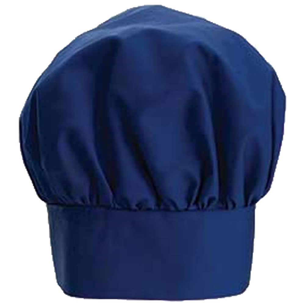 Winware by Winco CH-13 Chef Hat 13", Cotton/Poly Blend - Blue