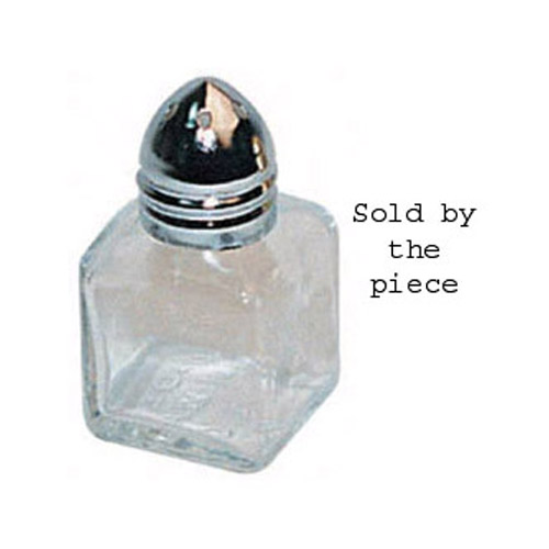 Winco G-100 Salt Shaker, Mini-Cube, Chrome Plated Metal Top, 1/2 Oz.