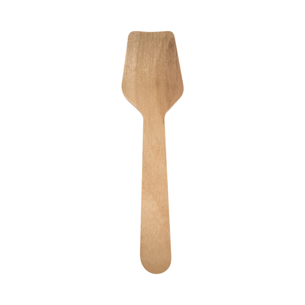 Wooden Square Taster Spoons, 3-1/2" - Pack of 100