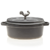 Staub Coq Au Vin Oval Cocotte 4.25 Qt