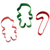 Wilton Metal Frosted Fun 3-Piece Cookie Cutter Set
