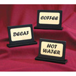 Cal-Mil Elegant Black-Base Sign, Pack of 12