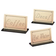 Cal-Mil Beverage Sign, Pack of 12