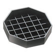 Cal-Mil Black Octagon Spigot Drip Tray , Pack of 12