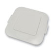 Rubbermaid White Square Lid. Obsolete Item; 8 Pieces Available