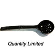 Vollrath Perforated Grip 'n Serve Polycarbonate Spoodle II, 6 Oz, Black