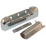 Kason 10218000012 5-3/4" x 1-1/8" Spring-Assisted Edge Mount Door Hinge With 1 3/8" Offset