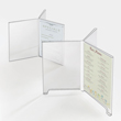 Cal-Mil 3-Wing Tuffies (Break Resistant) Displayette, Pack of 24