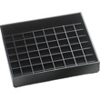 Cal-Mil Black Square Drip Tray, Pack of 12