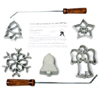 Holiday Rosette Irons, 7-Piece Set