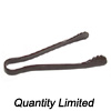 Rubbermaid 12" Plastic Tongs Dark Brown