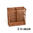 Divided Basket 20.75" L, 10.25" W, 20.5" H in Front, 21" H in Back