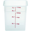 Cambro Translucent Square Storage Container 8qt. - 8.5