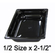 Vollrath Super Pan 3 Plastic Pan, High Temperature, Half Size x 2-1/2," Black. 33 Pieces Available at This Price