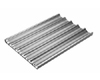 Baguette/French Bread Pan 16 Gauge Perforated Aluminum- 5 Long, Mold size: 3" x 26"