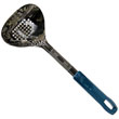 Rubbermaid 6-Ounce Perforated Portioning Spoon, Teal Handle—Discontinued Item; 23 Pieces Left