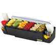 San Jamar BD4006S Dome Garnish Center w/Six 1-Pint Trays