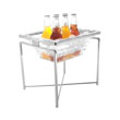 Gourmet Display BH2306: Gastro Half Tall Strata Stand w/Acrylic Vessel