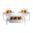 Gourmet Display BH2307 Louis Strata Stand Set w/Acrylic Vessels