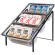 Gourmet Display 3-Pc. Textured Acrylic Pan Organizer with 1/3-Size Pans