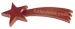 Polycarbonate Chocolate Mold: Shooting Star 237mm x 95mm x 18mm High. 2 cavities