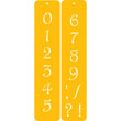 Designer Stencil Contemporary Numbers