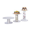 Gourmet Display Cake Tier, 3-Pc Set (In-Tube Decorations Not Included)