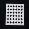 Thick Rubber Chocolate Chablon: Diamond 31mm x 37mm, 36 Cavities