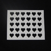 Thick Rubber Chocolate Chablon: Heart 38mm x 38mm, 30 Cavities