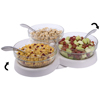 Gourmet Display 3-Bowl Rotating Server