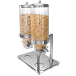 Metal Cereal Dispenser, 2 Cylinders