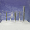 5-Tier Cake Stand, Acrylic and Metal