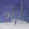 4-Tier Cake Stand, Acrylic and Metal