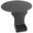 Cal-Mil Edge-of-Table Round Base Drip Tray Holder - Pack of 2